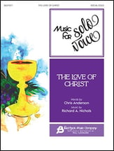 The Love of Christ Vocal Solo & Collections sheet music cover